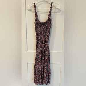 Universal Thread Floral Maxi Sun Dress - Pink & Blue